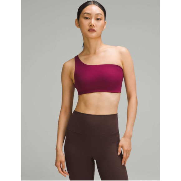 lululemon athletica Other - Lululemon Ribbed Nulu Asymmetrical Yoga Bra *Light Support size 12